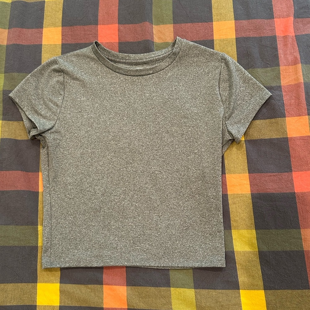 Hollister Heather Cropped Tee